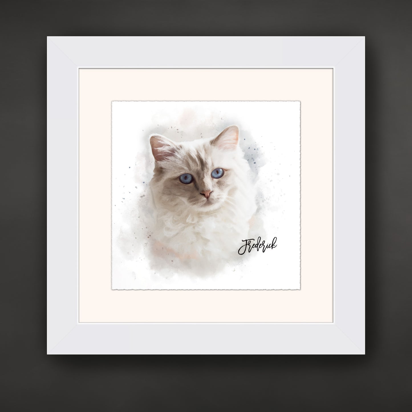 Digital Pet Painting | Framed